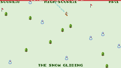 THE SNOW GLIDING