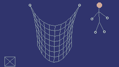 CLOTH SIMULATION - VERLET INTEGRATION