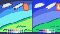 32 PALETTE VIEWER WITH OVR() (0.80 WORKS ONLY)