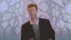 NEVER GONNA GIVE YOU UP