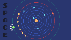 SPACE TEXT ANIMATION