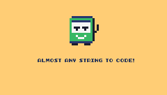 TURN ANY TEXT TO CODE