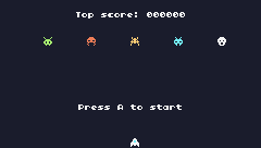 A GAME LIKE SPACE'S INVADERS