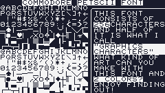 PET PETSCII