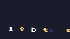 128 BYTE SCROLLING TEXT