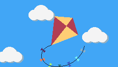 WE FLEW A KITE IN A PUBLIC PLACE