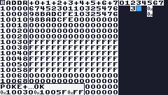 RAM MONITOR FOR TIC-80